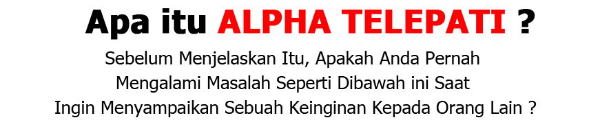 Alpha Telepati – Cara Mempengaruhi Orang Lain Tanpa Bertemu