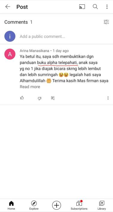 bukti alpha telepati untuk anak